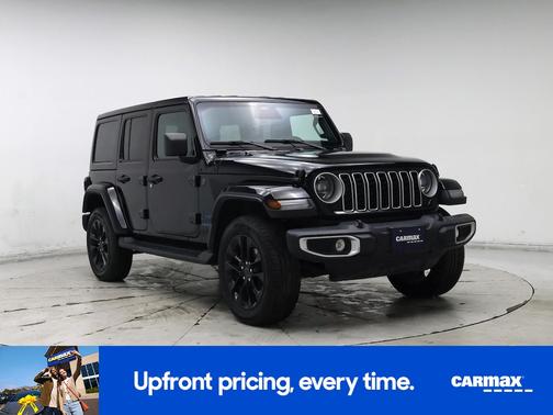 Black 2025 Jeep Wrangler 4xe Sahara