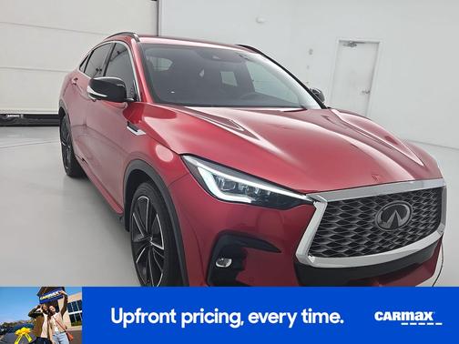 Red 2023 INFINITI QX55 Sensory