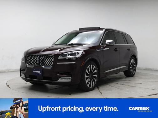 Burgundy 2021 Lincoln Aviator Black Label Grand Touring