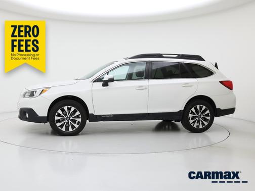 White 2017 Subaru Outback 2.5I Limited