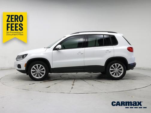 White 2017 Volkswagen Tiguan S