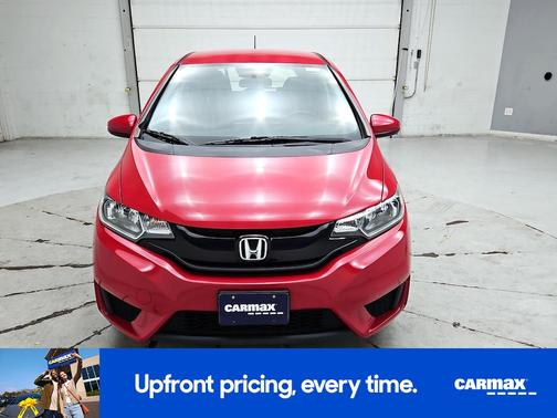 Red 2017 Honda Fit LX