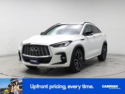 White 2023 INFINITI QX55 Luxe