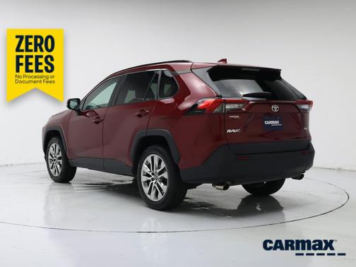 Burgundy 2021 Toyota RAV4 XLE Premium
