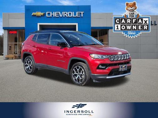 Red Hot Pearlcoat 2025 Jeep Compass Limited