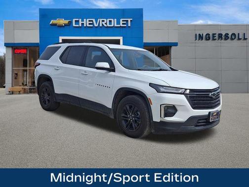 Summit White 2022 Chevrolet Traverse LT Leather