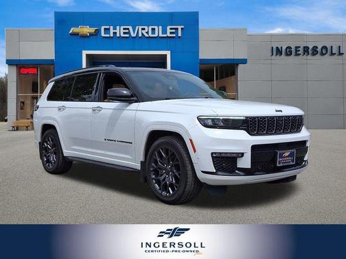 Bright White Clearcoat 2024 Jeep Grand Cherokee L Summit Reserve
