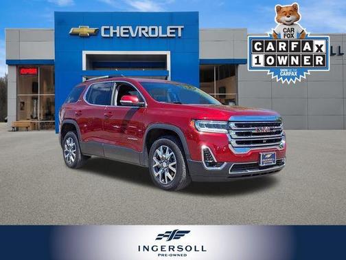 Volcanic Red Tintcoat 2023 GMC Acadia AWD SLT