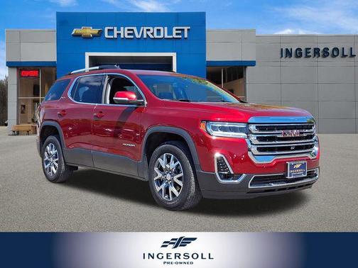Volcanic Red Tintcoat 2023 GMC Acadia AWD SLT