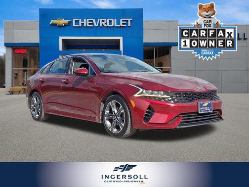 Passion Red 2021 Kia K5 EX