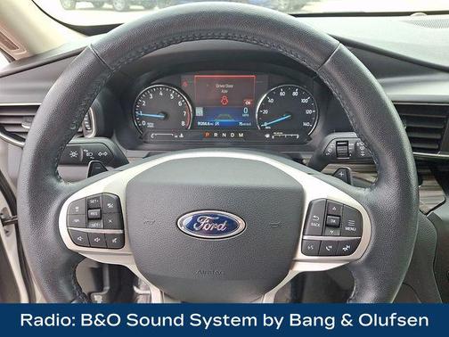 Star White Metallic Tri-Coat 2020 Ford Explorer Limited