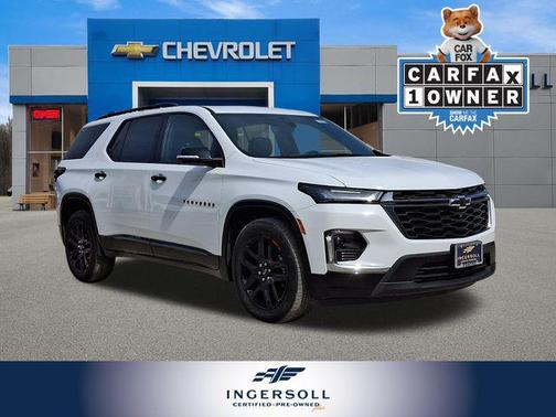 Summit White 2023 Chevrolet Traverse Premier