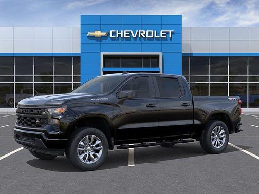 Black 2026 Chevrolet Silverado 1500 Custom