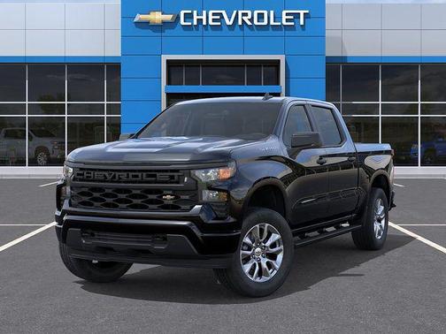 Black 2026 Chevrolet Silverado 1500 Custom