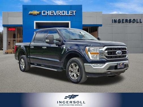 Antimatter Blue Metallic 2021 Ford F-150 XLT