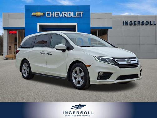 White Diamond Pearl 2019 Honda Odyssey EX-L