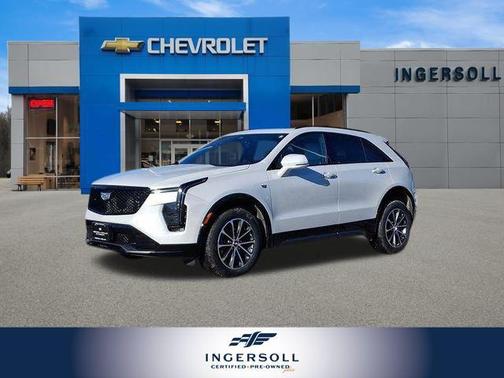 Crystal White Tricoat 2024 Cadillac XT4 Sport
