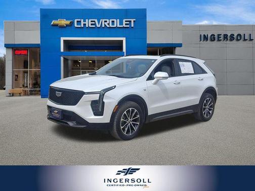 Crystal White Tricoat 2024 Cadillac XT4 Sport