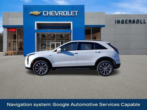 Crystal White Tricoat 2024 Cadillac XT4 Sport