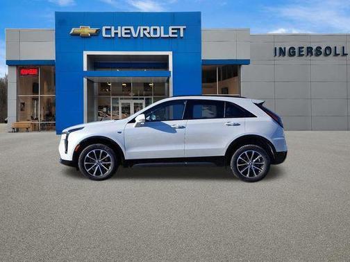 Crystal White Tricoat 2024 Cadillac XT4 Sport