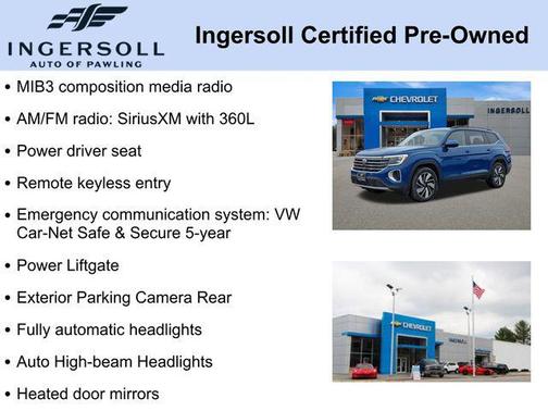 2025 Volkswagen Atlas 2.0T SE w/Technology 4MOTION