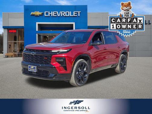 Radiant Red Tintcoat 2025 Chevrolet Traverse RS