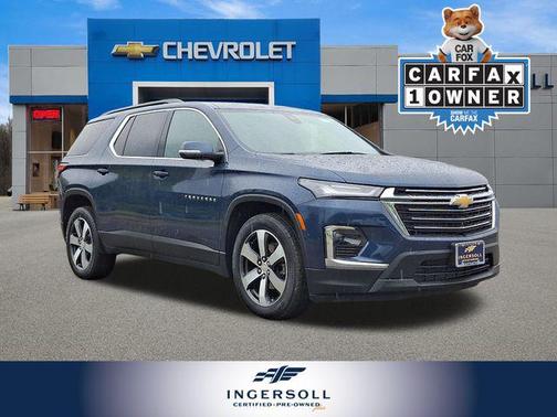 Northsky Blue Metallic 2023 Chevrolet Traverse LT Leather