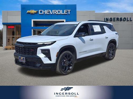Polar White Tricoat 2026 Chevrolet Traverse RS