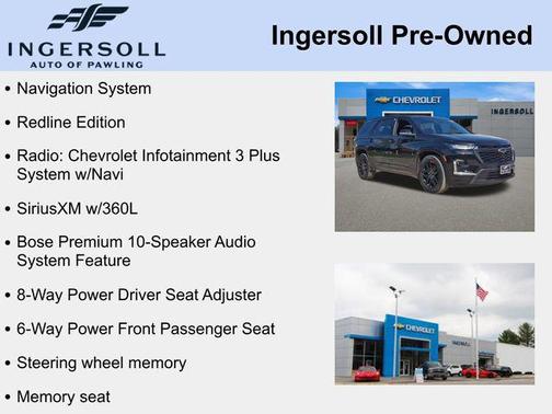 Mosaic Black Metallic 2024 Chevrolet Traverse Premier