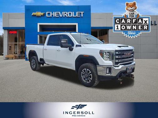 Summit White 2021 GMC Sierra 2500 SLE