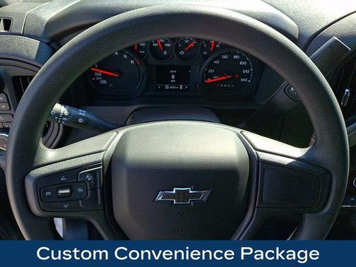 Summit White 2025 Chevrolet Silverado 1500 Custom Trail Boss