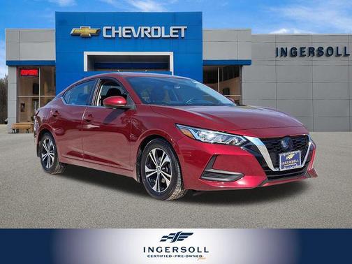Scarlet Ember Tintcoat 2021 Nissan Sentra SV