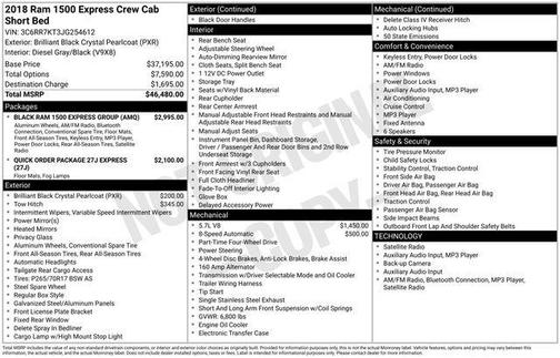 2018 RAM 1500 Express