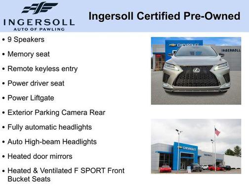 2022 Lexus RX 350 F SPORT Handling