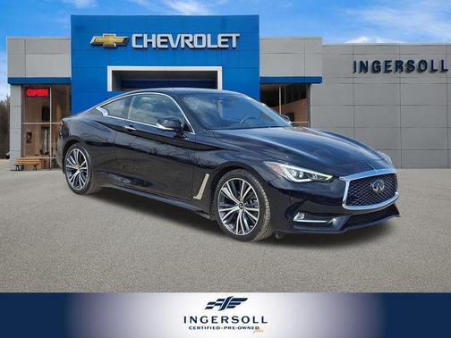 Black Obsidian 2021 INFINITI Q60 3.0T LUXE