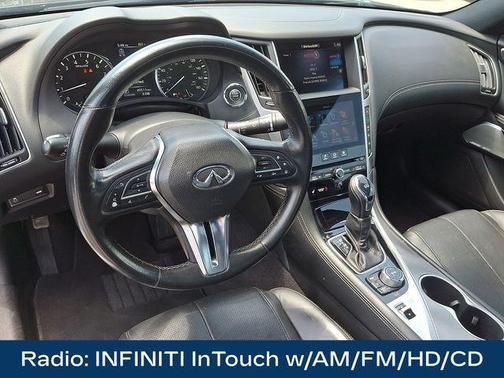 Black Obsidian 2021 INFINITI Q60 3.0T LUXE