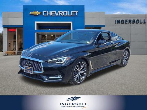 Black Obsidian 2021 INFINITI Q60 3.0T LUXE
