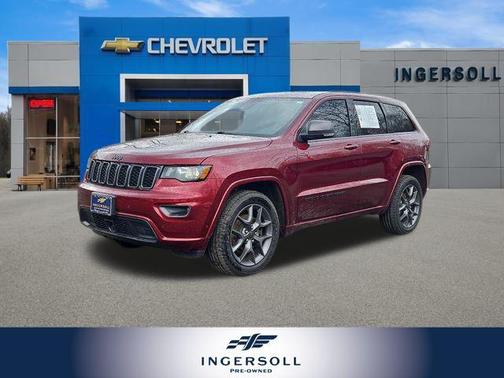 Velvet Red Pearlcoat 2021 Jeep Grand Cherokee 80th Anniversary 4x4