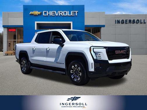 Summit White 2026 GMC Sierra EV Standard Range Elevation