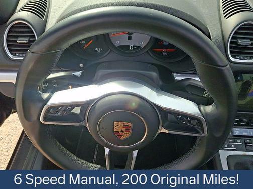 Black 2022 Porsche 718 Boxster S