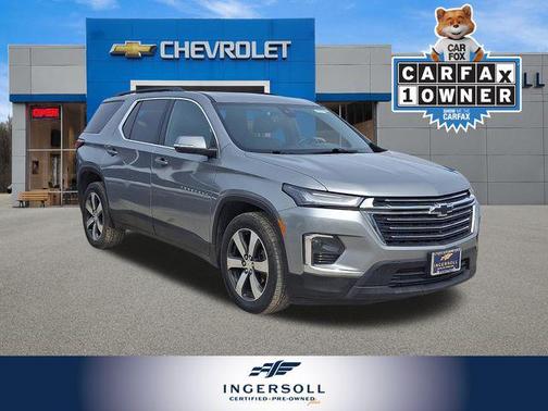 Sterling Gray Metallic 2023 Chevrolet Traverse LT Leather