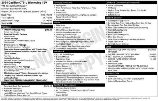 Black Raven 2024 Cadillac CT5-V V-Series Blackwing
