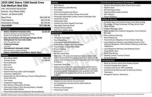 2025 GMC Sierra 1500 Denali