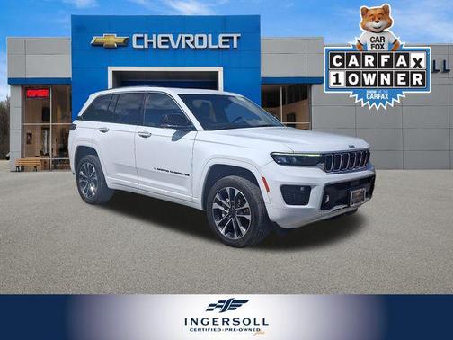 Bright White Clearcoat 2022 Jeep Grand Cherokee Overland