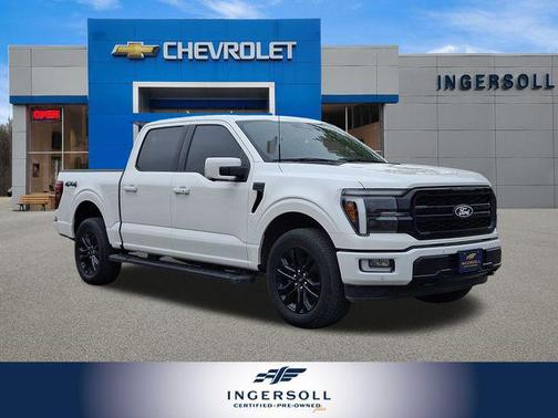 Star White Metallic Tri-Coat 2024 Ford F-150 Lariat