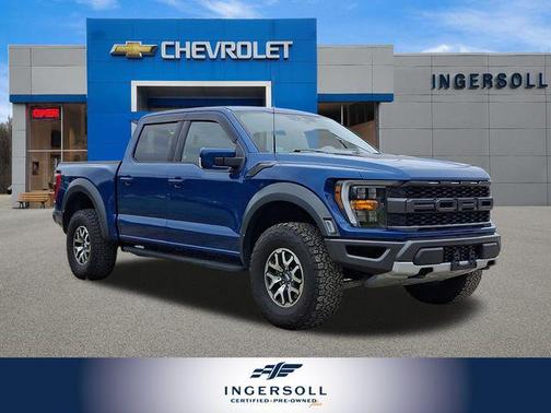Blue 2022 Ford F-150 Raptor