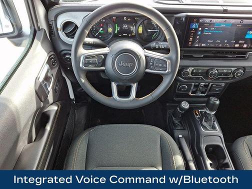 Bright White Clearcoat 2024 Jeep Wrangler 4xe Sahara