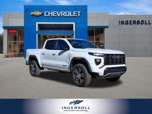 Summit White 2025 GMC Canyon AT4