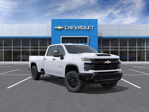 Summit White 2026 Chevrolet Silverado 3500 Crew Cab, Long Bed, WT Dual Rear Wheel, RWD