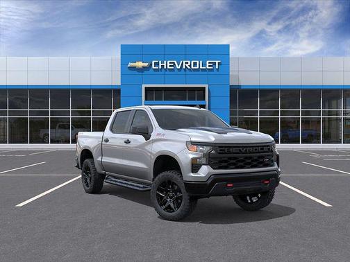 Sterling Gray Metallic 2026 Chevrolet Silverado 1500 Custom Trail Boss